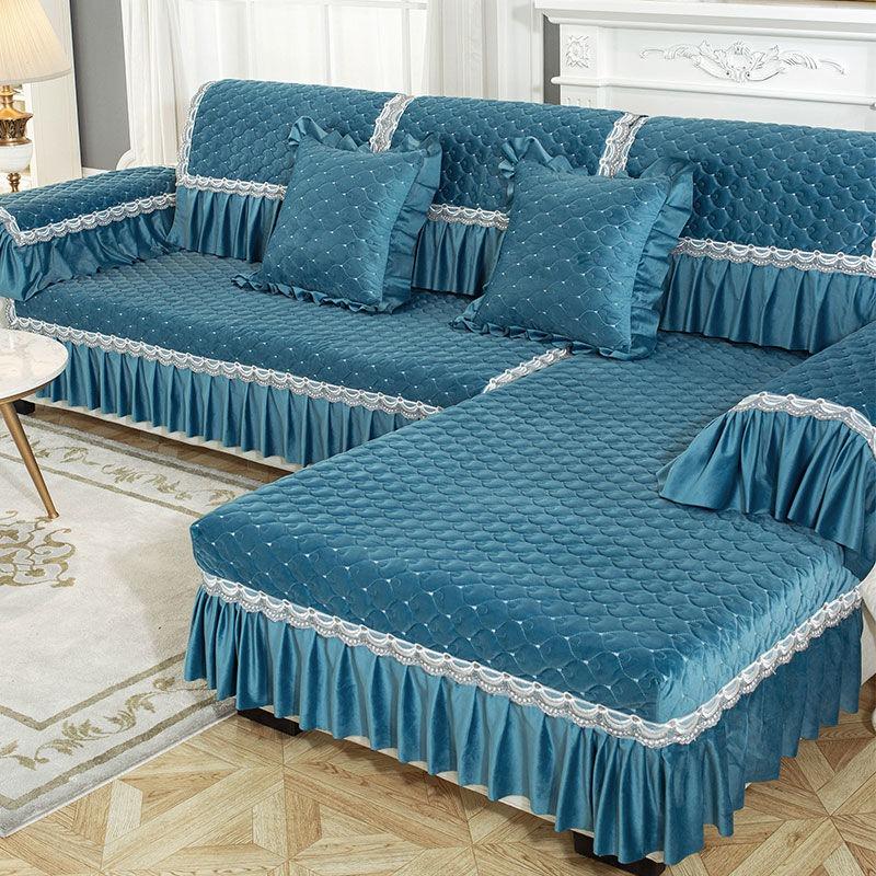 

Красная подушка для дивана в европейском стиле, короткая плюшевая толстая подушка-полотенце, высококачественный противоскользящий чехол для дивана с рисунком «ласточкин хвост», универсальный для всех сезонов Hand towel35x70cm