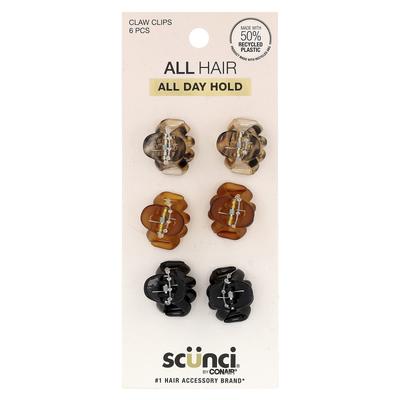 Mini Octopus Claw Clips, 6 Pack