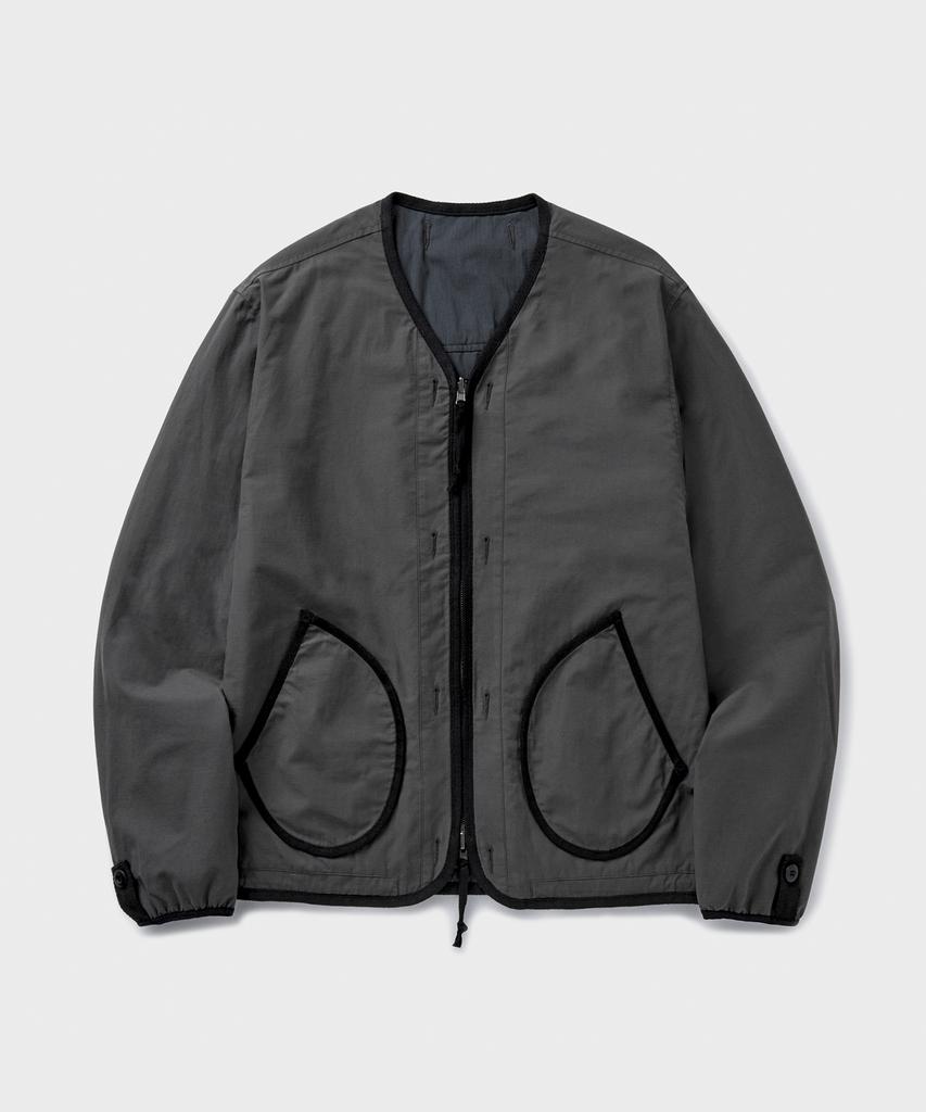 Union Blue Herringbone Reversible Liner Jacket [Graphite/Gray]