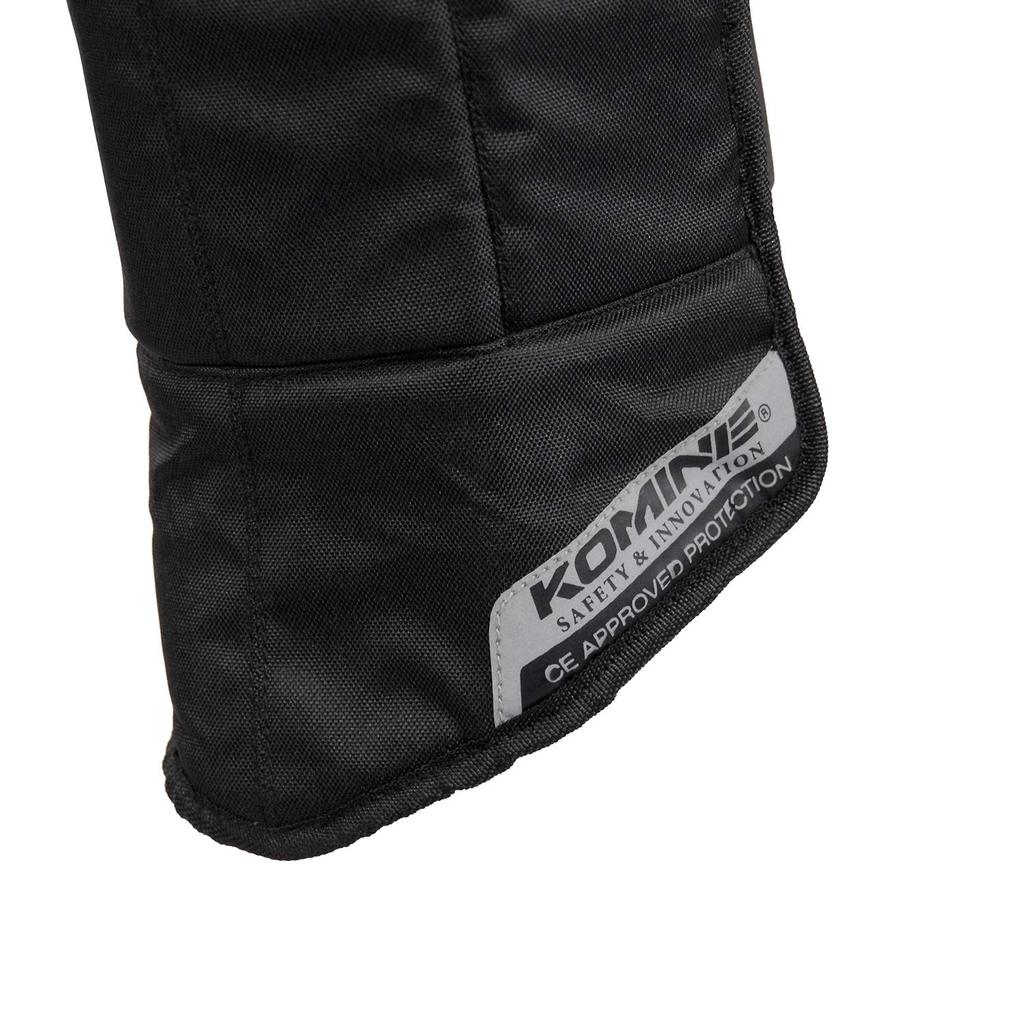 KOMINE Protective Warm Chaps for Motorcycles Black Free 1292 CE Standard Protector Windproof for PK-923 Autumn/Winter