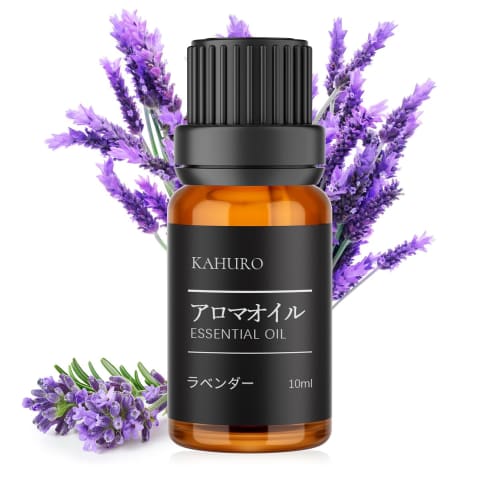 Kahuro Lavender Essential Oil, 10ml, Pure Natural Extract, Aromatherapy Oil for Aroma Diffusers and Humidifiers, Floral Lavender Essential Oil