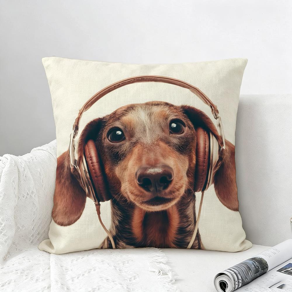 Album Pet Sounds Cushion Cover Natural Linen Pillowcase Set AllinOne Decor for Sofa Bedroom Chair