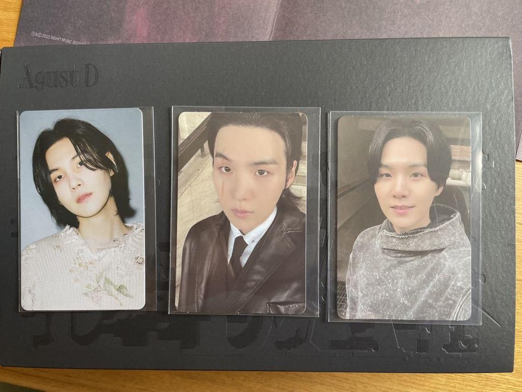 [USED] BTS SUGA Agust D D-DAY Album Trading Card