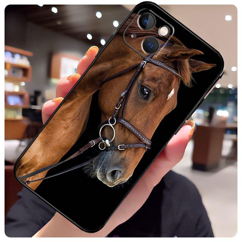 Domineering Cool Horse Case For iPhone 16 14 15 Pro Max 12 13 Mini 11 15 Pro Max Plus X XS Max XR Phone Cover
