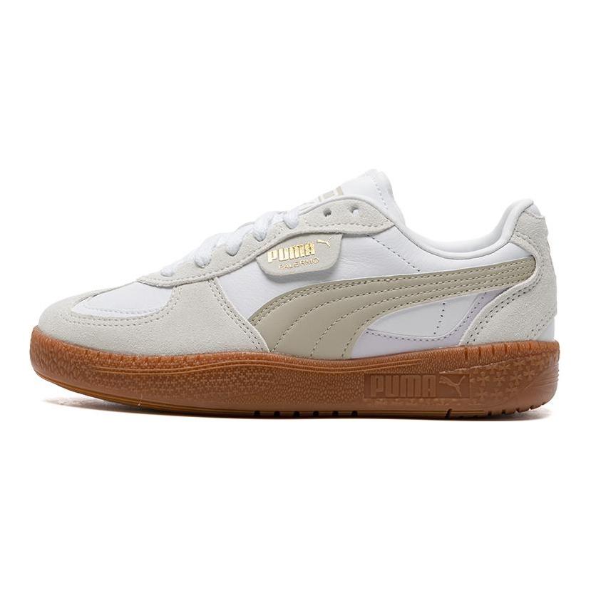 Puma Palermo Moda Scarpe da Ginnastica da Donna White Desert Dust 397727-02