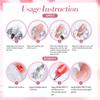 BORN PRETTY Magnetic Eye Gel Nail Polish 15ml Powder Silver Glitter Magnetic Gel Nail Polish Perfect for Nail Salons - Color-Changing -