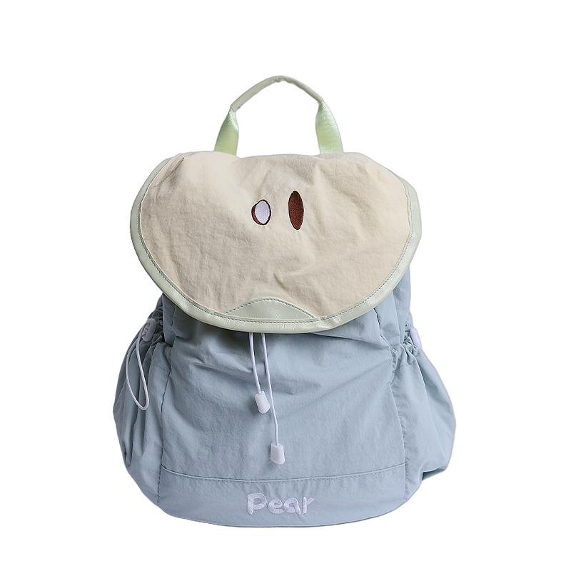 Casual Fruit Shape Large Capacity Nylon Backpacks High Quality Cute Unique Design Personality Fresh Backpacks for Women 2025 New