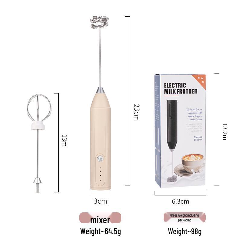 Wireless Handheld Electric Milk Frother & Egg Beater