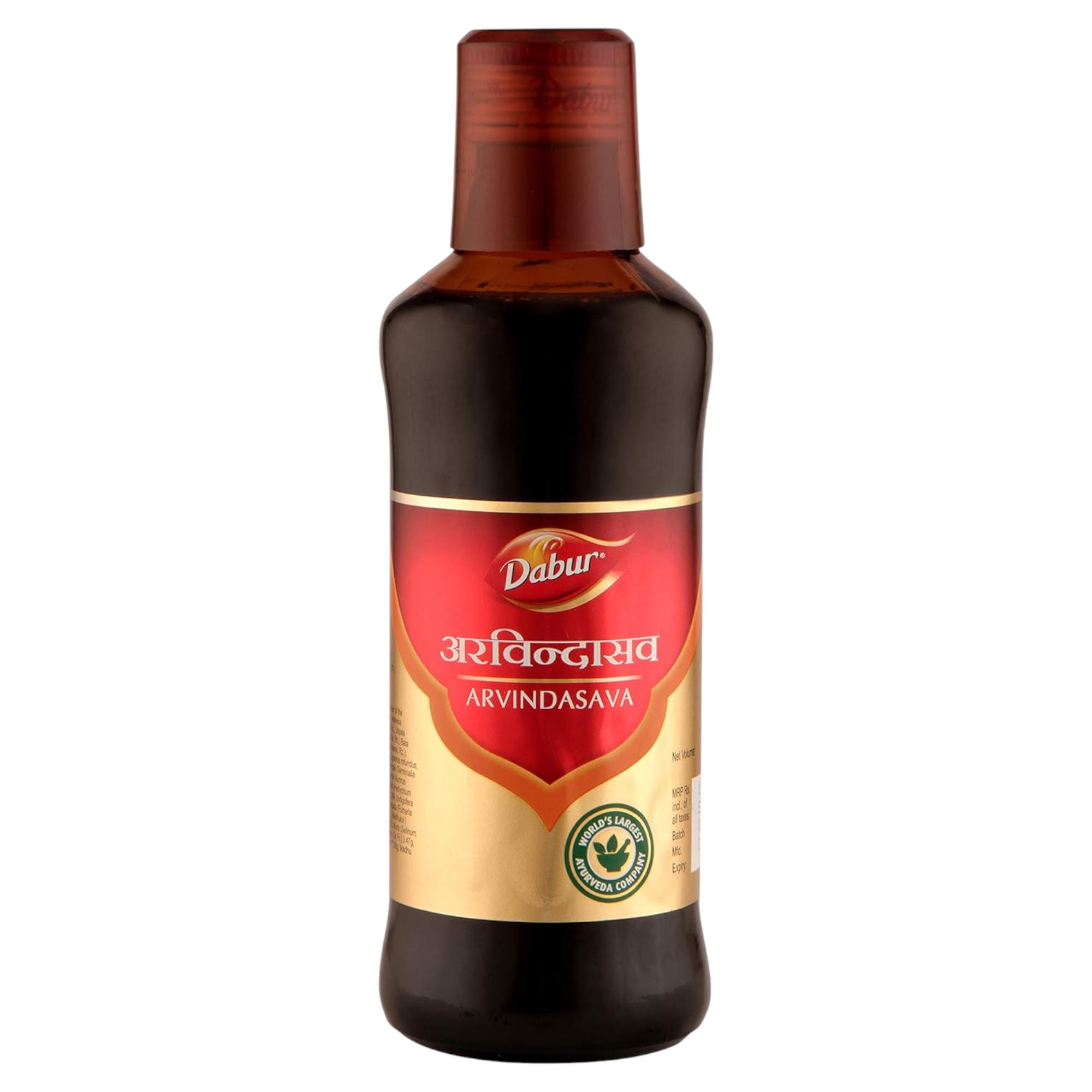 

Dabur Arvindasava Ayurvedic Digestive Syrup for Infants and Children 225ml Bottle