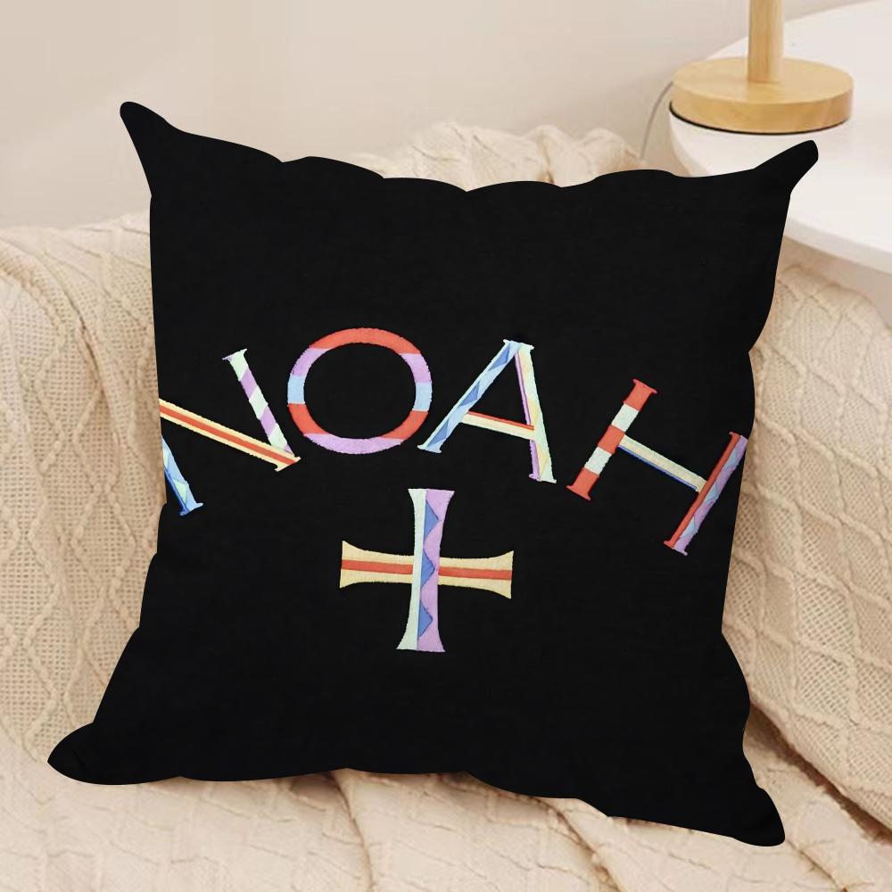 Luxury Brand N-NOAH Cushion Cover Soft Plush Fabric Double-Sided Printed Sofa Cushion Cover for All Seasons Home Decor Gift