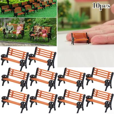 0.79*0.55*0.35inch/2*1.4*0.9cm Model Park Bench Bench Chair