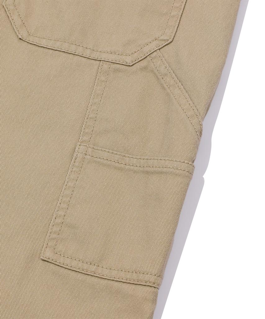 BEENTRILL Cotton Twill Double Knee Pants (Beige)