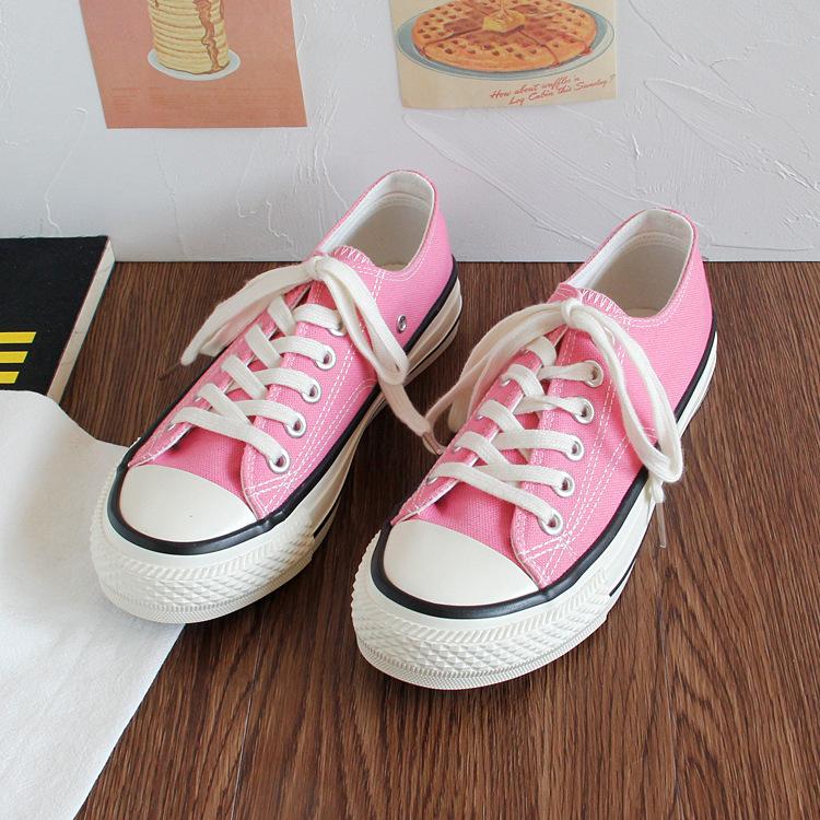 Damen-Segeltuchschuhe, lässig, niedlich, Sneakers, niedrig geschnitten, zum Schnüren, modisch, bequem zum Gehen
