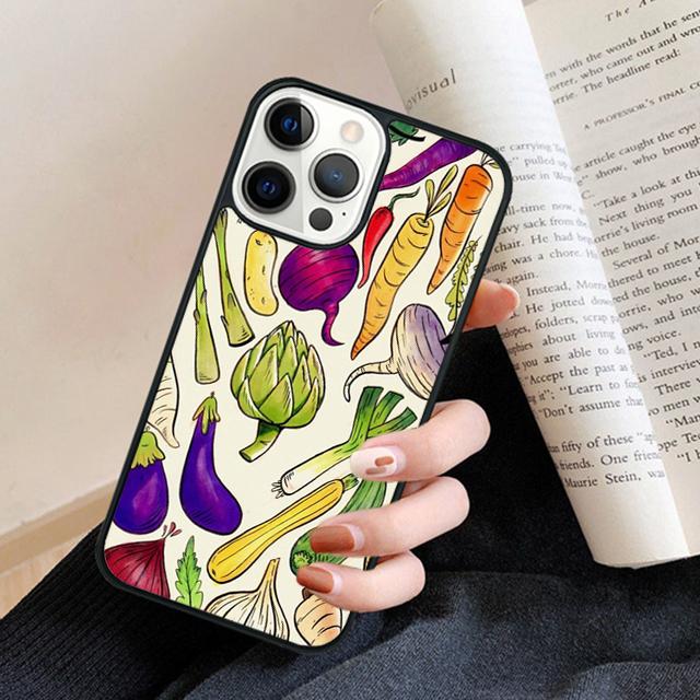 Go Vegan Food Vegetarians VEGGIE Phone Case Cover for IPhone 18 17 Air 16 15 14 13 11 12 Pro Max Plus Fundas Coque