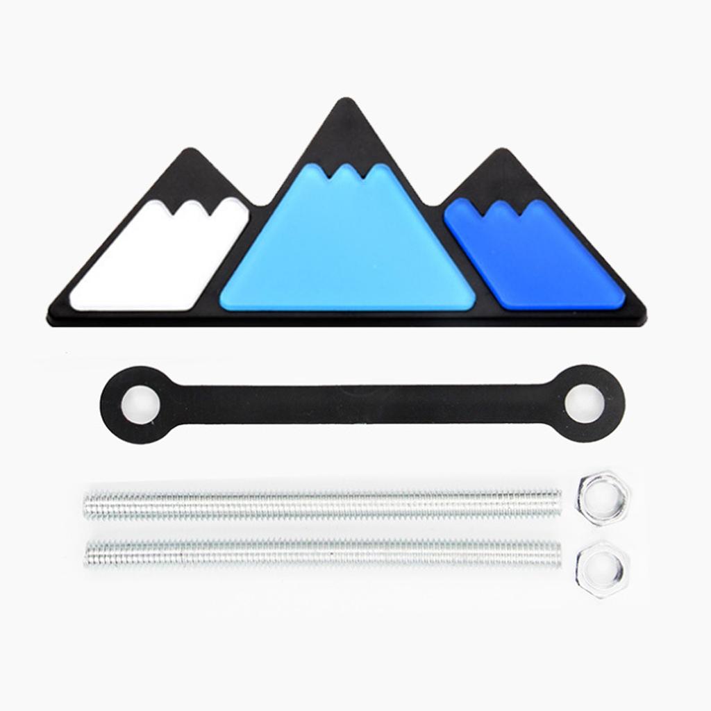 3 Colors Grille Badge Emblem For Toyota TRD Tundra 4Runner Tacoma Highlande Rav4 Strip Of Air Inlet Grille Auto Accessories