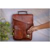13" Leder Messenger Bag Laptoptasche Büro Aktentasche Geschenk für Männer Computer Distressed Umhängetasche