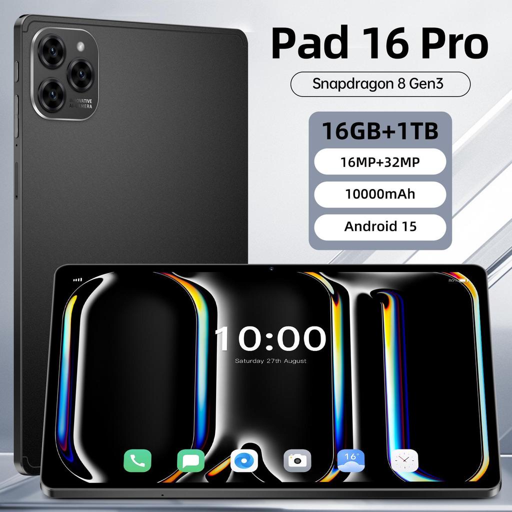 2025 Tablet Pad 16 Pro: Dual SIM, 5G, Android 15