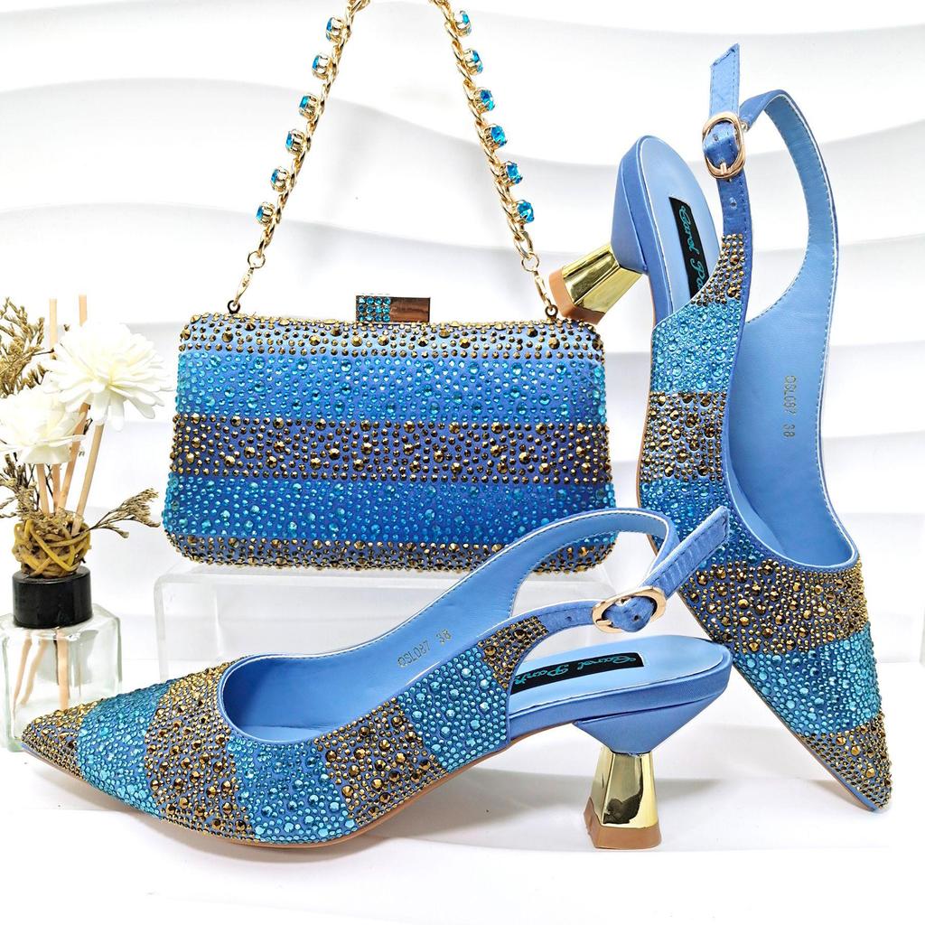 Damen Spitzschuh & Tasche Set: Sexy, Europäischer & Amerikanischer Stil, Schneller Versand, Auf Lager