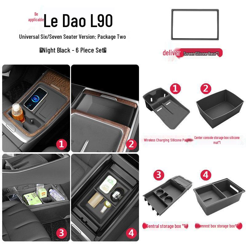 L90 Wireless Charging Silicone Pad for Car Cup Holder