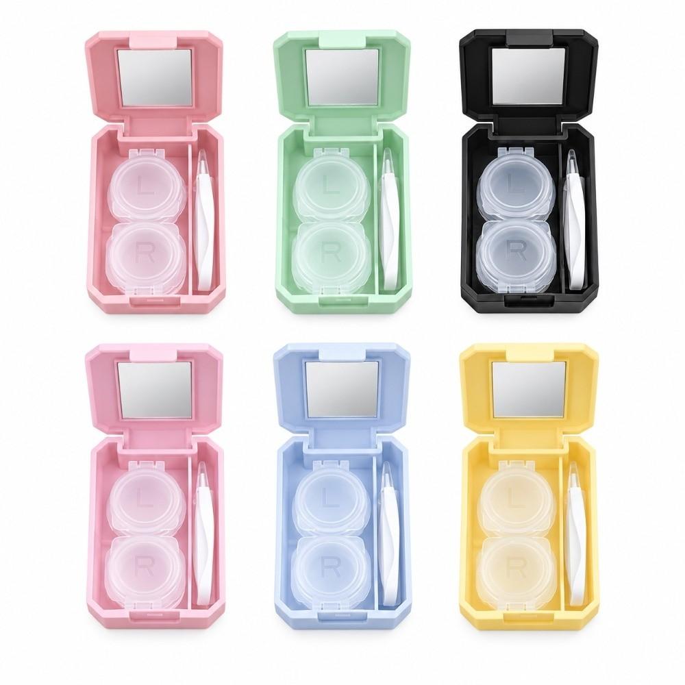 Mini Contact Lenses Box Portable Storage Box Cute Contact Lens Case  Travel Use