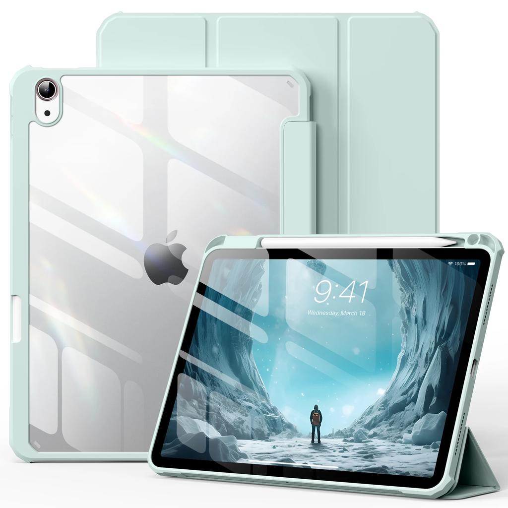 Transparent Acrylic Back Case for IPad Pro Air 13 11 12.9 10 9 8 7 6 5 4 Th Gen Mini 6 Soft Skin Feel Shockproof Protect Cover