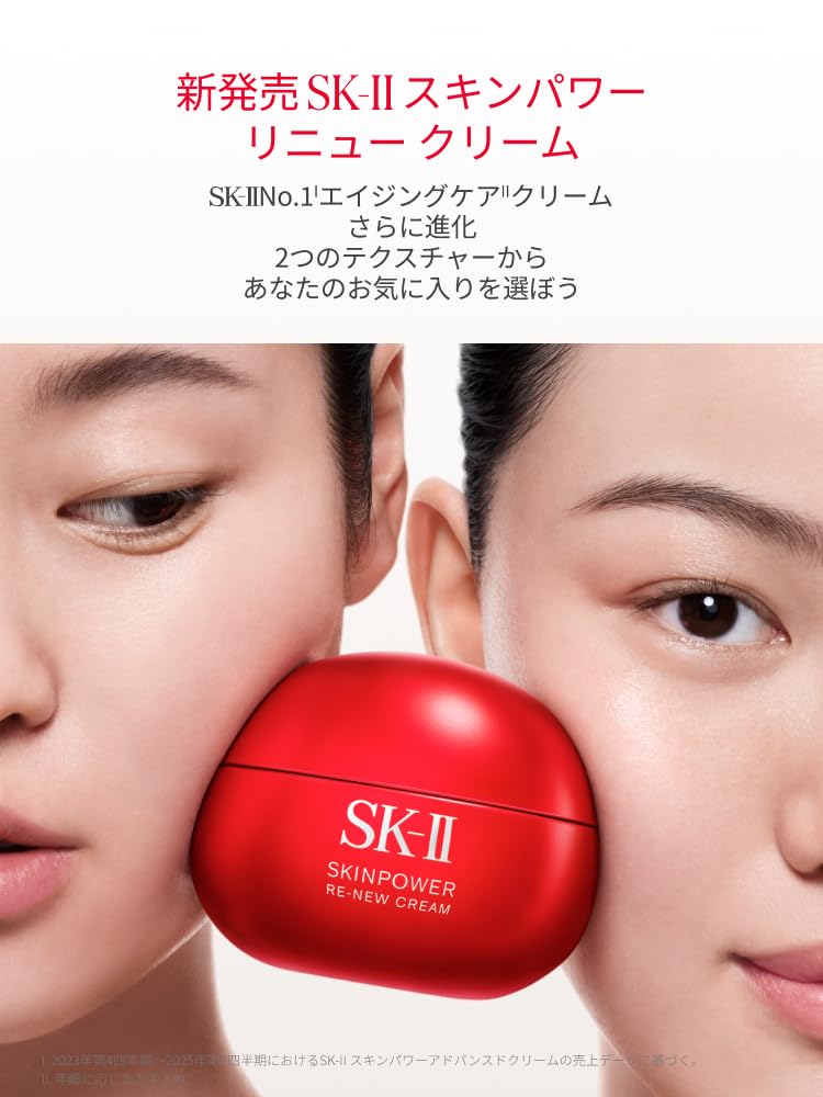 SK-II Skin Power Renew Face Cream 50g with Niacinamide and Pitera for Anti-Aging Care**