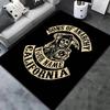 Sons Anarchy Crest Custom Name Carpet Rug For Living Room Bedroom Home Sofa Decoration Kids Play Nonslip Floor Mat
