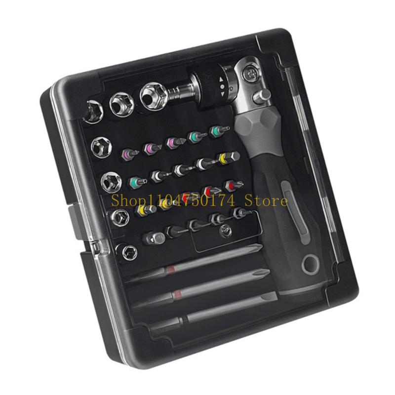 Ergonomic Ratchet Screwdriver Precisions Bit Heat Treated Steel Extendable Shaft For Mobile Phone top sale