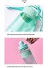 Portable 2000ml Sports Water Bottle with Double Lid and Straw for Men and Women, Ideal for Fitness Activities