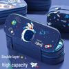 Double-Layer Cute Pencil Case for Primary Students