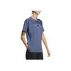 Adidas Comfortable Casual Sports Crew Neck Short Sleeve T-Shirt Men Tops Sky-Blue IT3938