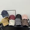 New Retro Style Letter Embroidery Claw Marks Rough Edge Old Ripped Baseball Cap Denim Sunshade Sun Protection Cap
