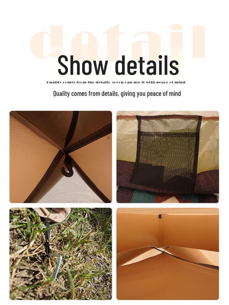 Portable Rainproof 3-5 Person Inflatable Tent - Fully Automatic Outdoor Camping Gear