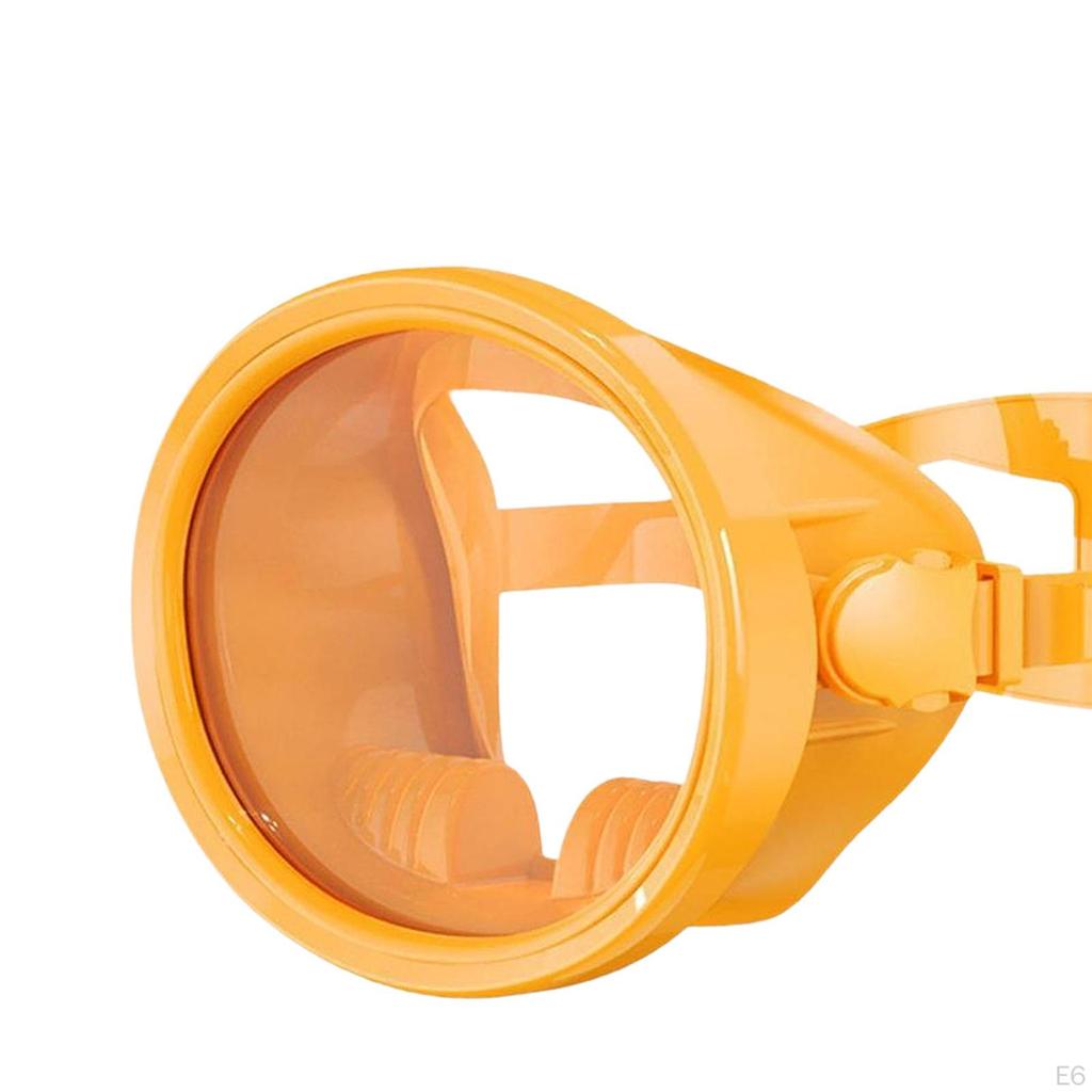 Compact Scuba Goggles for Freediving with Silicone And Glass