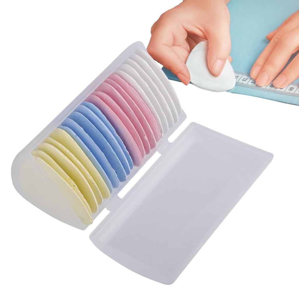 10/20pcs Colorful Fabric Tailors Chalk Erasable Fabric Marker Clothing Sewing Tool Box Set Needlework Accessories