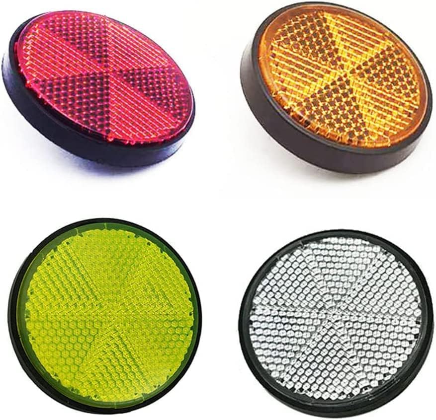 Reflector Motorcycle Round Reflector Car Reflector Bike Bicycle Rear Bumper Side Marker Lamp Auxiliary