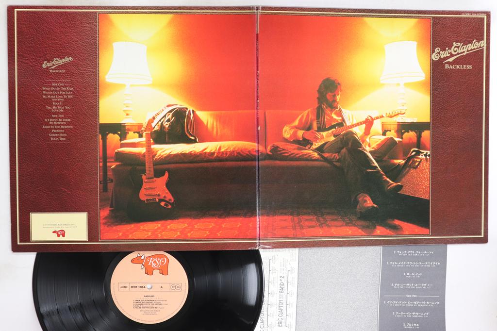 LP Schallplatte ERIC CLAPTON - Backless MWF1056 RSO 1978 Japan Rock Gebraucht
