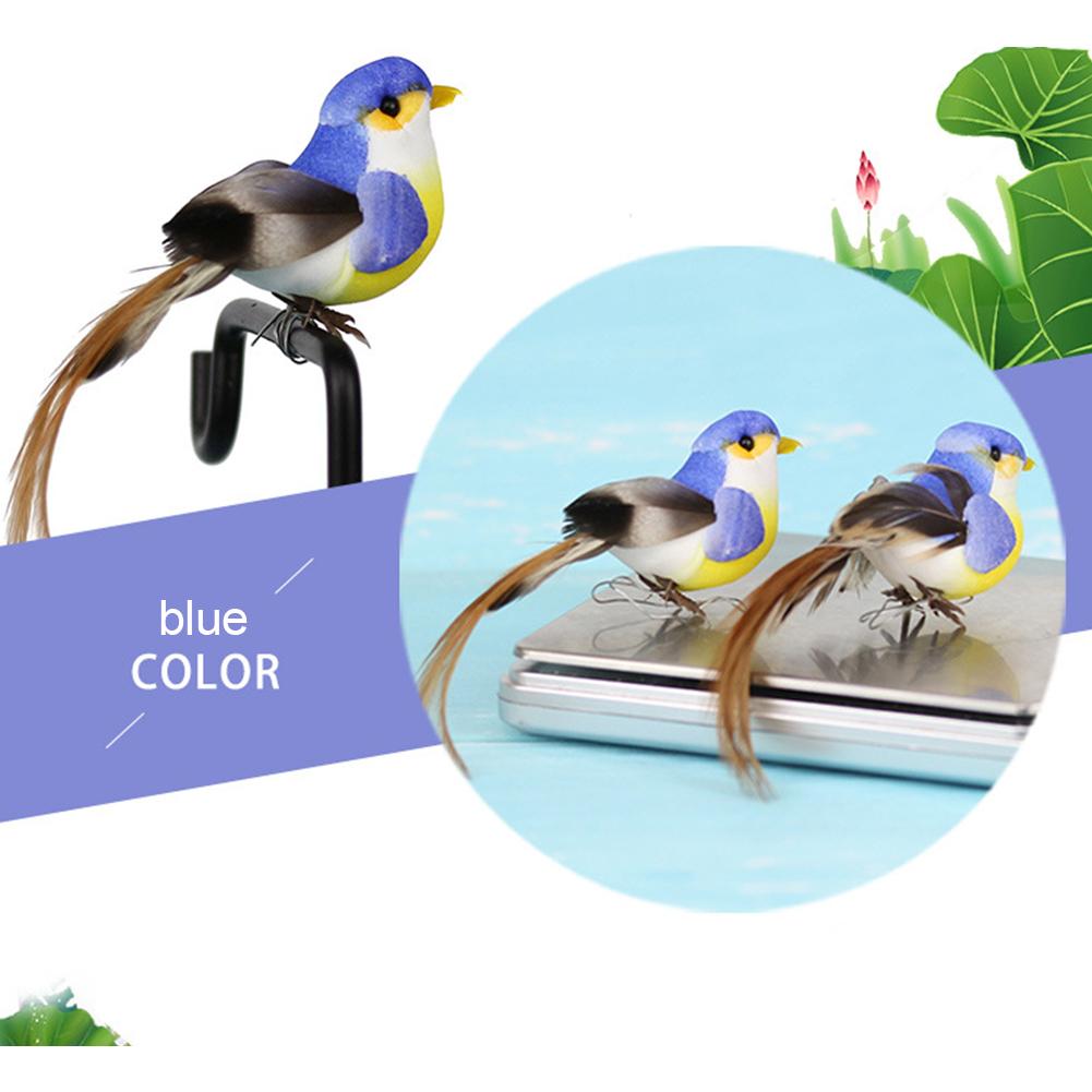 12pcs Small Fake Birds for Crafts, Bird Figures Cute Animal Model Ature Bird Figurines Tiny Bird Figurines Tree Binding Artificial Bird Decor