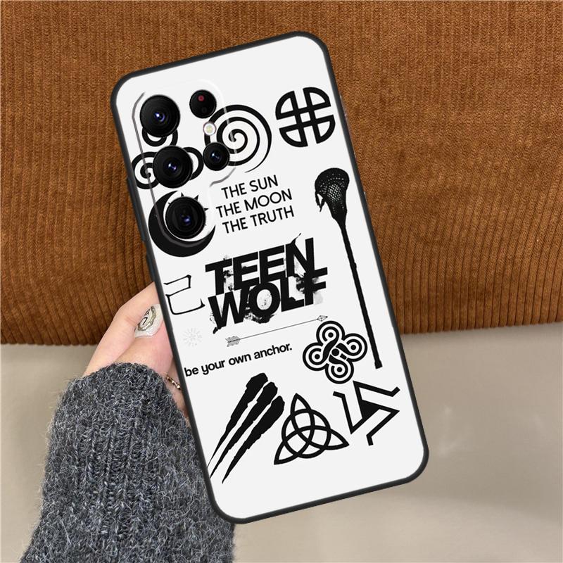teen wolf symbols Case For Samsung Galaxy S23 S22 Ultra S20 S21 FE S9 S10 Note 10 Plus Note 20 Ultra Cover