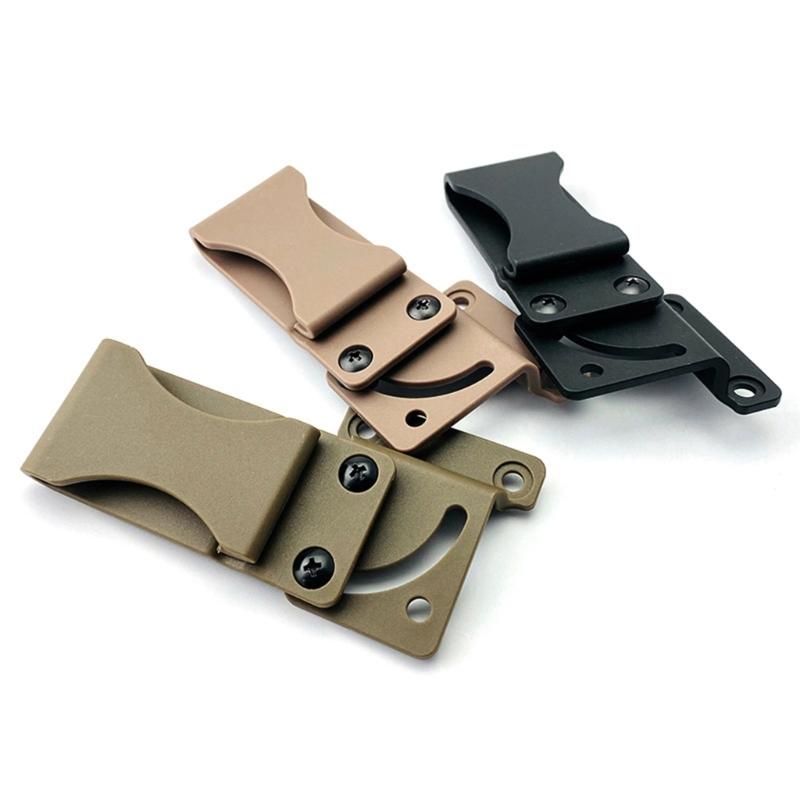 Gürtelclip für Kydex-Scheideholster K-Scheide Taillenclip Zubehör Scheide Rückenclip Gürtelclip mit Schrauben für Werkzeug