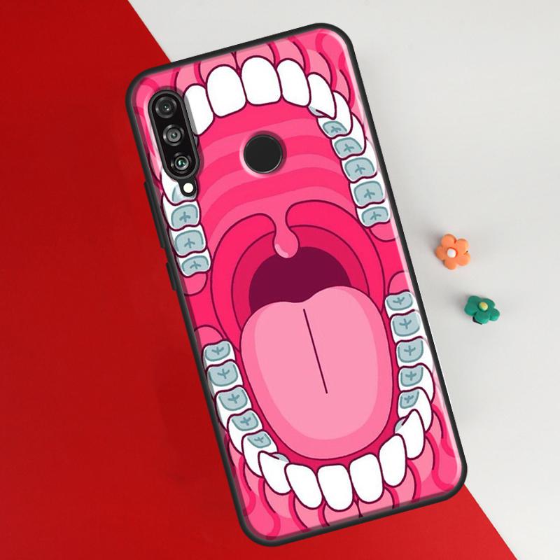 Husă cu Model Dinte de Dentist Pentru Huawei P30 Pro P50 P20 P40 Lite P Smart 2021 Nova 5T Huse Pentru Honor 50 8X 10i