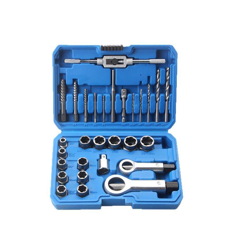 29-Piece Damaged Screw and Nut Extractor Set