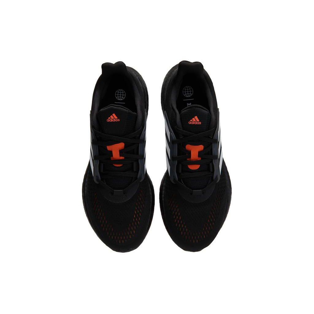 Adidas Pureboost 22 Thick Sole Fabric Low Top Running Shoes Men Sneakers Black HQ1455