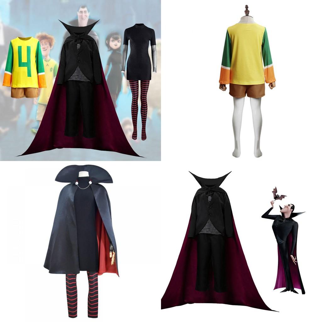 Hotel Transylvania Draculaura Mavis Jonathan Vampire Xmas Party Cosplay Costume