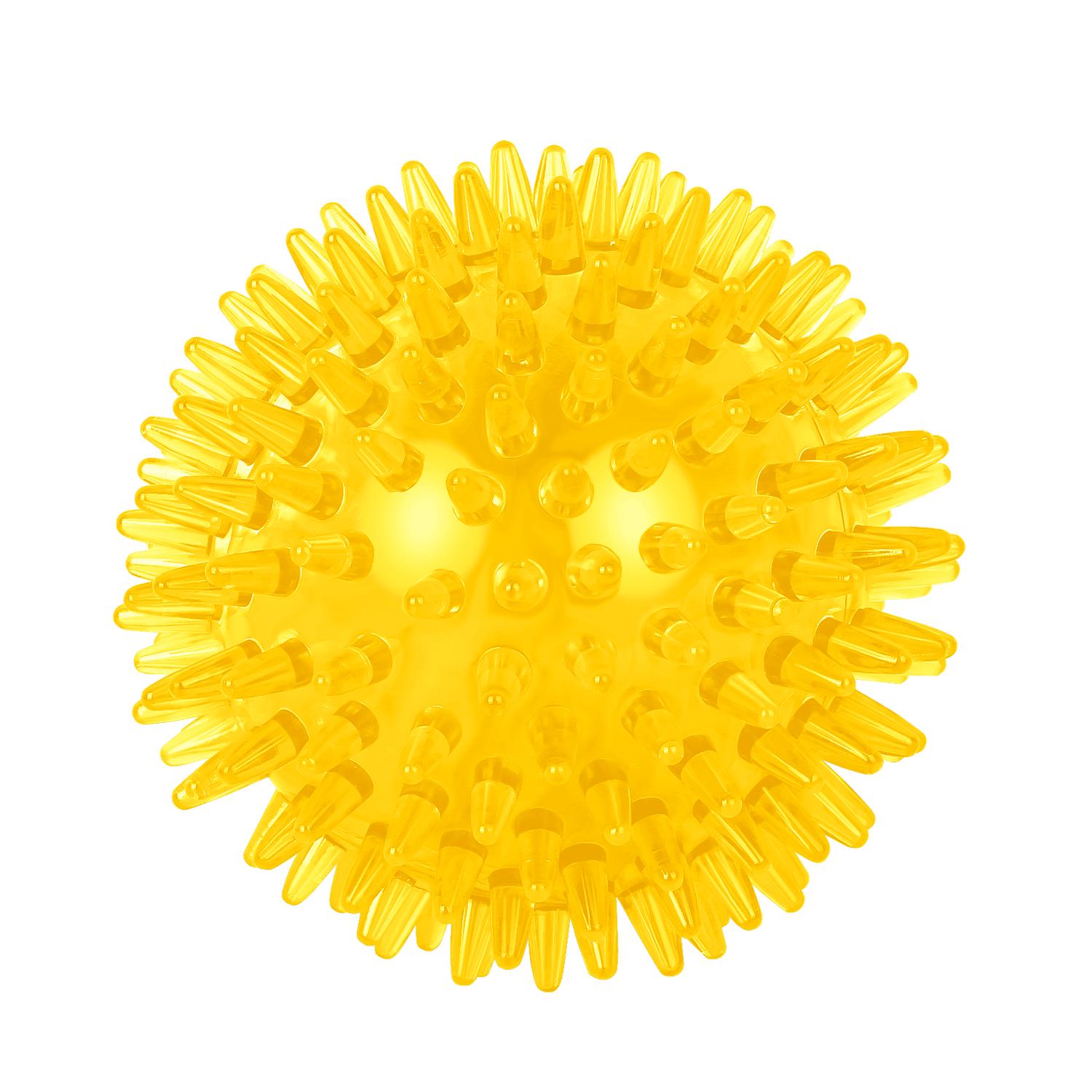 

Звуковий м яч для собак, стійкий до укусів: Еластична, Міцна, Інтерактивна TPR Іграшка для Домашніх Тварин Small 6.5cm