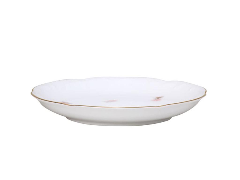 Okura Art Pottery Small Flower 15cm Individual Plate Pair Set, Made In Japan, 54HR/5211