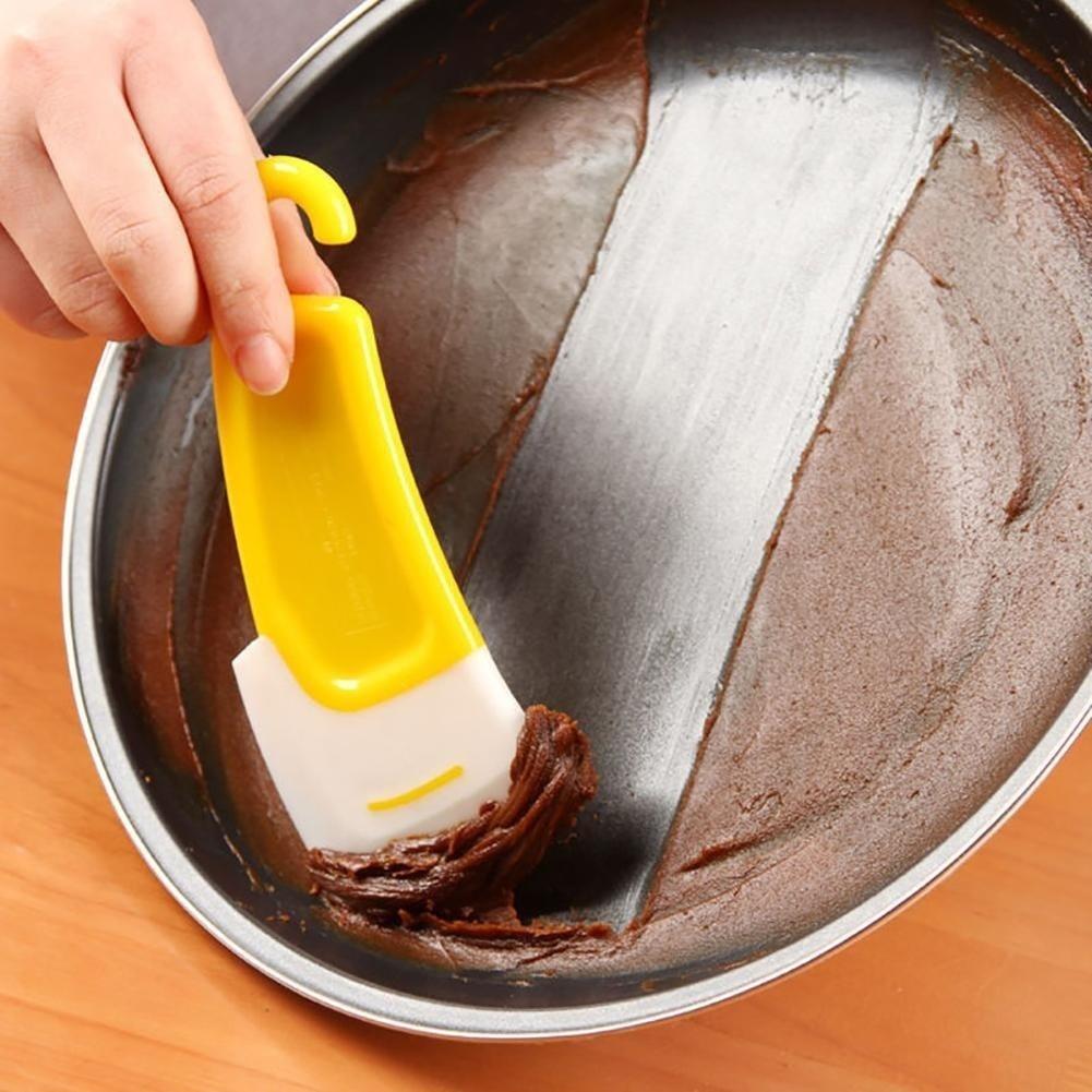 Nuovo raschietto per la pulizia della padella, spatola da cucina in silicone, strumento per la cottura di torte, spa per pasticceria