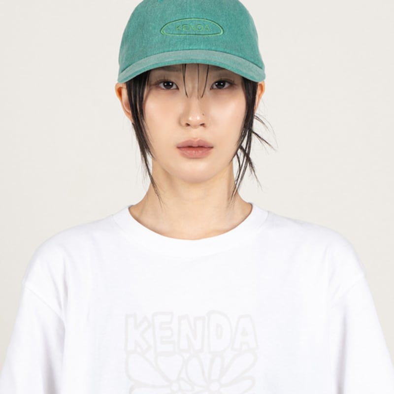 

KENDA OVAL LOGO PIGMENT BALL cap - GREEN / PGBC01-14S GREEN_FREE