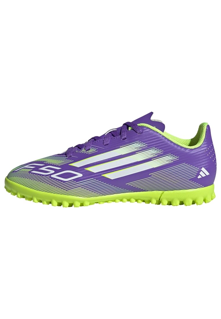 

Adidas Futsal Shoes Junior F50 Club TF Boys Girls Unisex Kids NIL94 Purple Lemon cm 17-24.5cm Rush/Footwear White/Lucid (JI0039) 22.5