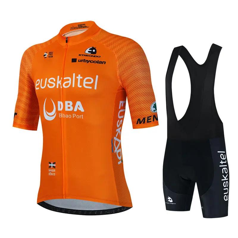 

2026 Euskaltel Euskadi Team Cycling Jersey Set Men Cycling Clothing Race Road Bike Suit Bicycle Bib Shorts Maillot Ropa Ciclismo M